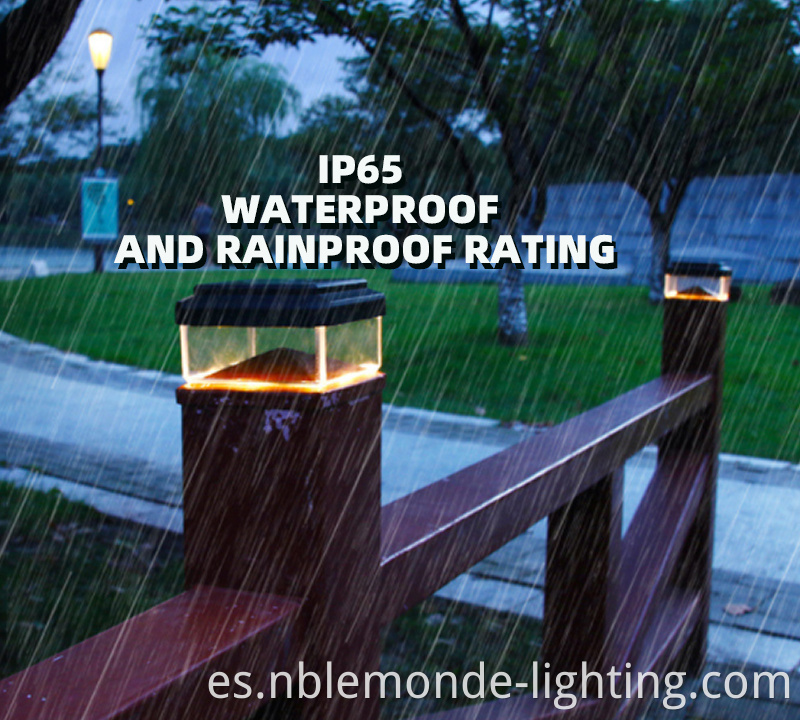 Outdoor Lighting with Waterproof Wiring